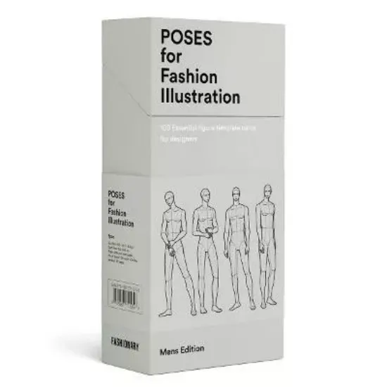 Зображення Poses for Fashion Illustration - Mens (Card Box)