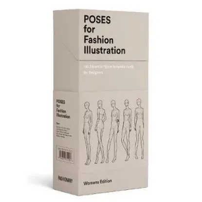  Зображення Poses for Fashion Illustration (Card Box) : 100 essential figure template cards for designers 