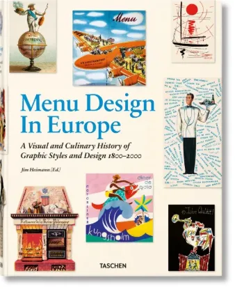 Книга Menu Design in Europe. Издательство Taschen