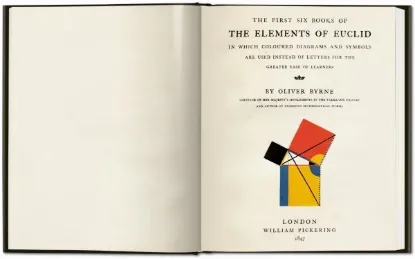 Книга Oliver Byrne. The First Six Books of the Elements of Euclid. Издательство Taschen