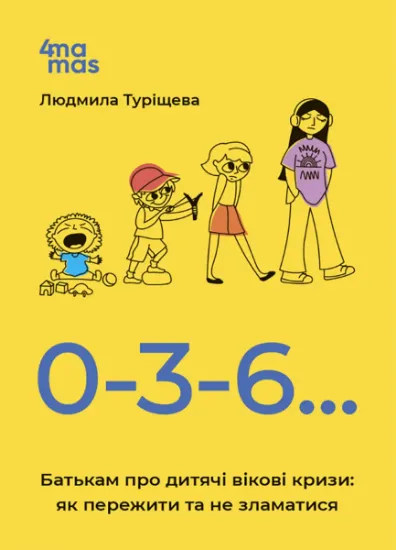 Изображение 0-3-6… Батькам про дитячі вікові кризи: як пережити та не зламатися | Людмила Турищева