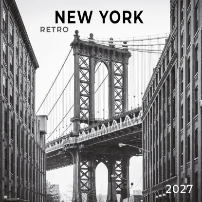 Зображення Календар New York Retro 2027