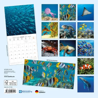 Зображення Календар Sea Creatures 2027