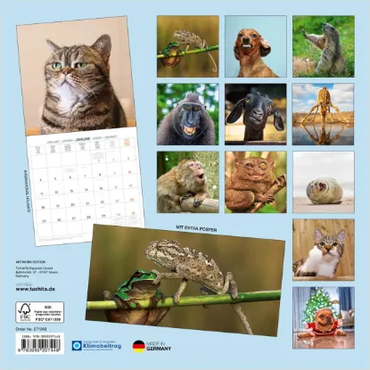 Зображення Календар Funny Animals 2027