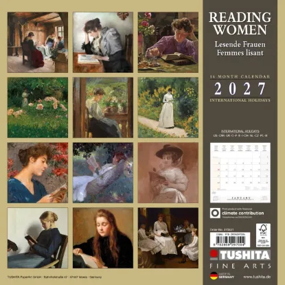Зображення Календар Reading Women 2027