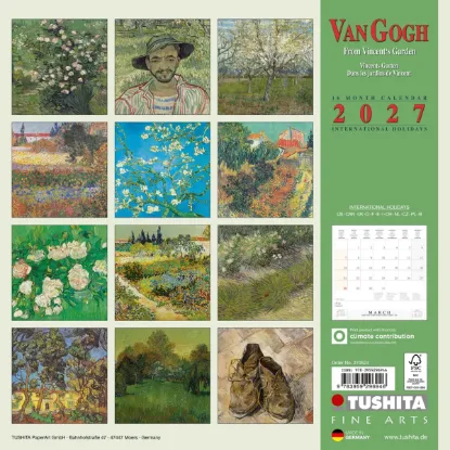 Зображення Календарь Van Gogh. From Vincent's Garden 2027
